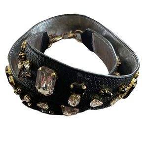 Rhinestone embellished belt